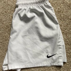 White Womens Nike Shorts Medium Barely Worn